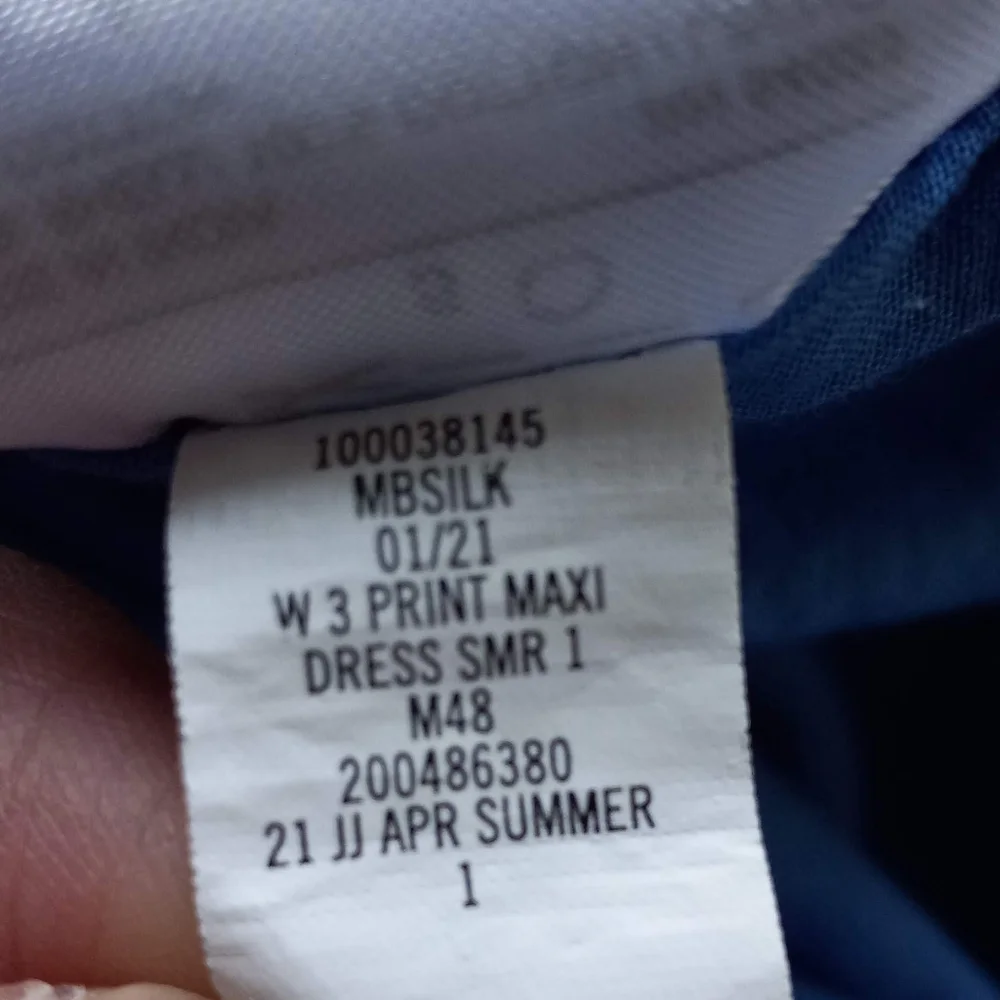 Janie And Jack Mixed Paisley Floral Maxi Dress Size 5 Blue Brown Tiered Summer - Picture 14 of 14